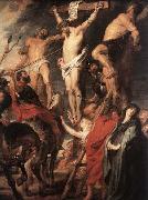 RUBENS, Pieter Pauwel Christ on the Cross between the Two Thieves oil on canvas